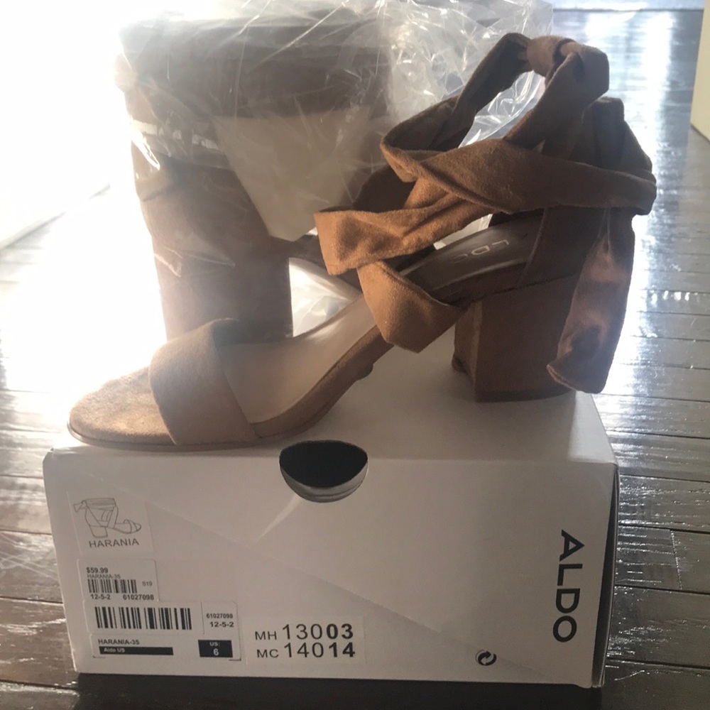 Aldo Harania block heel sandal NWT